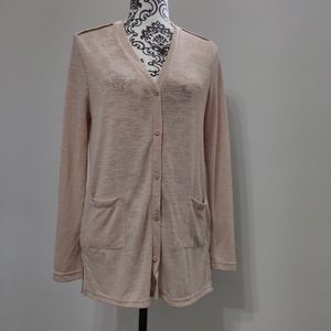 Thin Sheer Long double Pocket Summer Cardigan